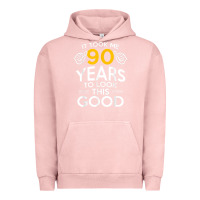 Pigment Salmon 90th Birthday Gift Took Me 90 Years 90 Year Old Urban Hoodie - trangStudio
