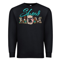 Black show mom aztec cowhide heifer Premium Sweatshirt - Artiststas