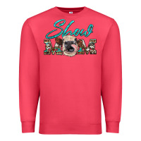 Cardinal show mom aztec cowhide heifer Premium Sweatshirt - Artiststas