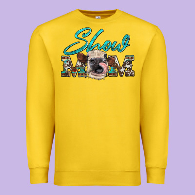 Show Mom Aztec Cowhide Heifer Premium Sweatshirt Designed By Artiststas