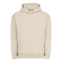 Pigment French Oak The Matrix Everything Has A Beginning Green Font Urban Hoodie - ArtMosaic
