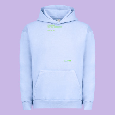 The Matrix Everything Has A Beginning Green Font Urban Hoodie Designed By Artmosaic