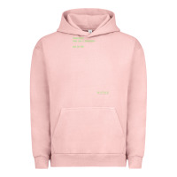 Pigment Salmon The Matrix Everything Has A Beginning Green Font Urban Hoodie - ArtMosaic