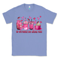 Colony Blue In October We Wear Pink with Breast Cancer Coffee Classic Tee - texasbilliewilder