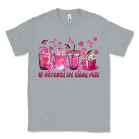 Heather Grey In October We Wear Pink with Breast Cancer Coffee Classic Tee - texasbilliewilder