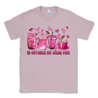 Lilac In October We Wear Pink with Breast Cancer Coffee Classic Tee - texasbilliewilder