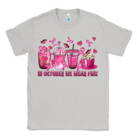 Moon Dust In October We Wear Pink with Breast Cancer Coffee Classic Tee - texasbilliewilder