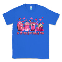True Royal In October We Wear Pink with Breast Cancer Coffee Classic Tee - texasbilliewilder