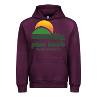 Mauve Wine pine knob music theatre Urban Hoodie - ArtMosaic