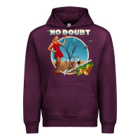 Mauve Wine no doubt, rock Urban Hoodie - ArtMosaic