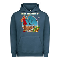 Pigment Midnight Navy no doubt, rock Urban Hoodie - ArtMosaic