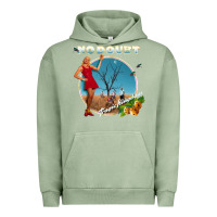 Pigment Oil Green no doubt, rock Urban Hoodie - ArtMosaic