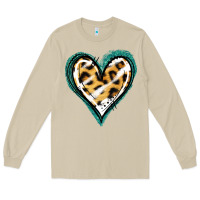 Mushroom Glitter Leopard Heart Long Sleeve Tee - Jasminsmagicworld