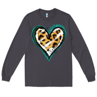 Smoke Glitter Leopard Heart Long Sleeve Tee - Jasminsmagicworld