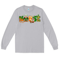Moon Dust St. Patrick's Day Nurse with gnome Long Sleeve Tee - HowdyJamesFarm
