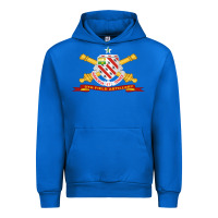 Cobalt 8th field artillery w br   ribbon 8th field artillery w br ribbon Urban Hoodie - ArtMosaic