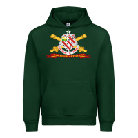 Forest Green 8th field artillery w br   ribbon 8th field artillery w br ribbon Urban Hoodie - ArtMosaic
