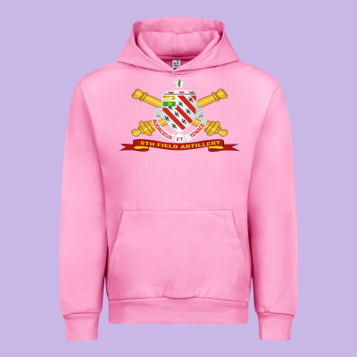 8th Field Artillery W Br   Ribbon 8th Field Artillery W Br Ribbon Urban Hoodie Designed By Artmosaic