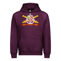 Mauve Wine 8th field artillery w br   ribbon 8th field artillery w br ribbon Urban Hoodie - ArtMosaic