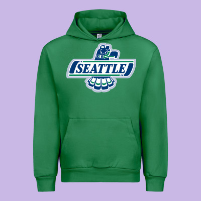 Seattle Thunderbirds, Urban Hoodie Designed By Artmosaic