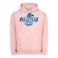 Pigment Salmon seattle thunderbirds, Urban Hoodie - ArtMosaic
