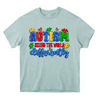Arona autism seeing the world differently Heavy Core Tee - Artiststas