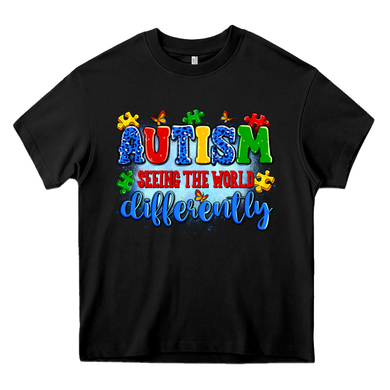 Autism Seeing The World Differently Heavy Core Tee by Artiststas | Teevron