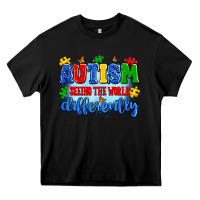 Black autism seeing the world differently Heavy Core Tee - Artiststas