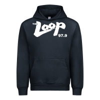 Navy The Loop 97.9 Illinois Radio Urban Hoodie - ArtMosaic