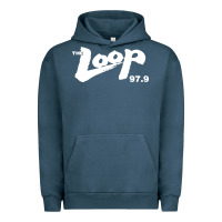 Pigment Midnight Navy The Loop 97.9 Illinois Radio Urban Hoodie - ArtMosaic