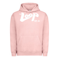 Pigment Salmon The Loop 97.9 Illinois Radio Urban Hoodie - ArtMosaic