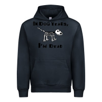 Navy in dog years i'm dead t shirt Urban Hoodie - ArtMosaic
