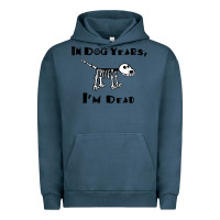Pigment Midnight Navy in dog years i'm dead t shirt Urban Hoodie - ArtMosaic