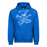 Cobalt slash Urban Hoodie - ArtMosaic