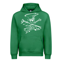 Emerald slash Urban Hoodie - ArtMosaic