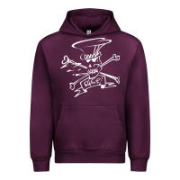 Mauve Wine slash Urban Hoodie - ArtMosaic