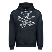 Navy slash Urban Hoodie - ArtMosaic
