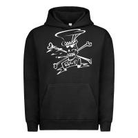 Pigment Black slash Urban Hoodie - ArtMosaic