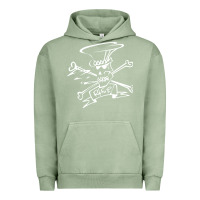 Pigment Oil Green slash Urban Hoodie - ArtMosaic