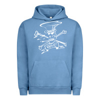 Pigment Pebble Blue slash Urban Hoodie - ArtMosaic