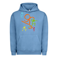 Pigment Pebble Blue alan becker gaming gift Urban Hoodie - ArtMosaic