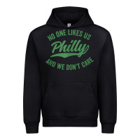 Black philly no one likes us and we don't care green text tank top Urban Hoodie - ArtMosaic