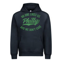 Navy philly no one likes us and we don't care green text tank top Urban Hoodie - ArtMosaic