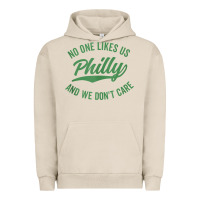 Pigment French Oak philly no one likes us and we don't care green text tank top Urban Hoodie - ArtMosaic