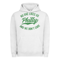 Pigment Lunar Rock philly no one likes us and we don't care green text tank top Urban Hoodie - ArtMosaic
