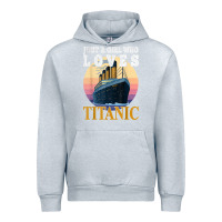 Heather Grey ship just a girl who loves titanic boat titanic girls woman t shirt Urban Hoodie - ArtMosaic