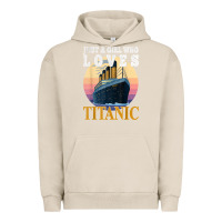 Pigment French Oak ship just a girl who loves titanic boat titanic girls woman t shirt Urban Hoodie - ArtMosaic