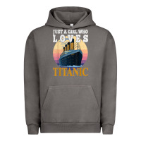 Pigment Tornado ship just a girl who loves titanic boat titanic girls woman t shirt Urban Hoodie - ArtMosaic