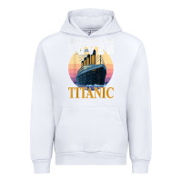 White ship just a girl who loves titanic boat titanic girls woman t shirt Urban Hoodie - ArtMosaic