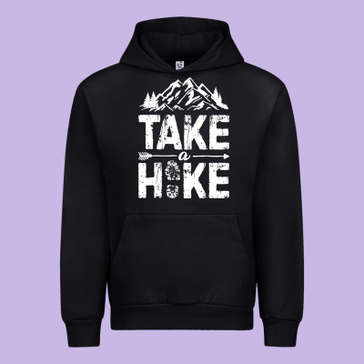 Take Hike Urban Hoodie Designed By Artmosaic